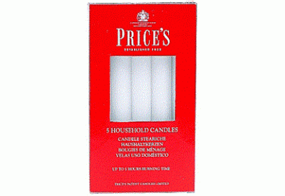 Price's Household Candles x 5